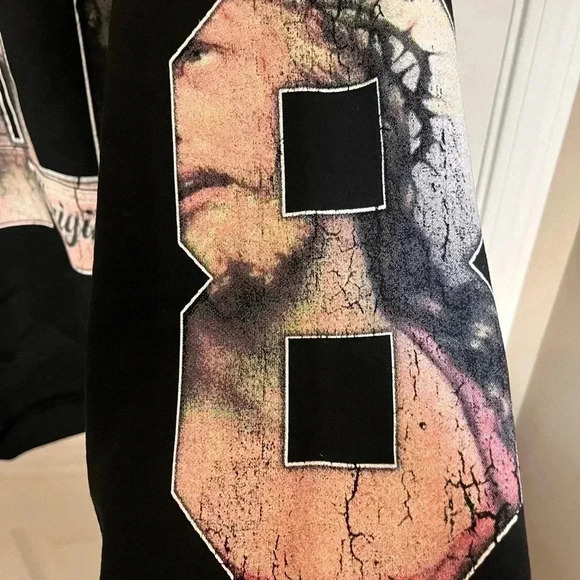 Grunge Rockstar Biblical Hoodie - Picture 6 of 8